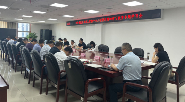 市城投公司召開深入貫徹中央八項(xiàng)規(guī)定精神學(xué)習(xí)教育專題學(xué)習(xí)會(huì)